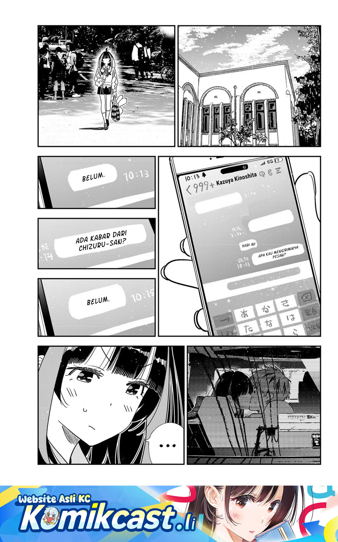 Komik Kanojo Okarishimasu Chapter 390 gambar nomor 1