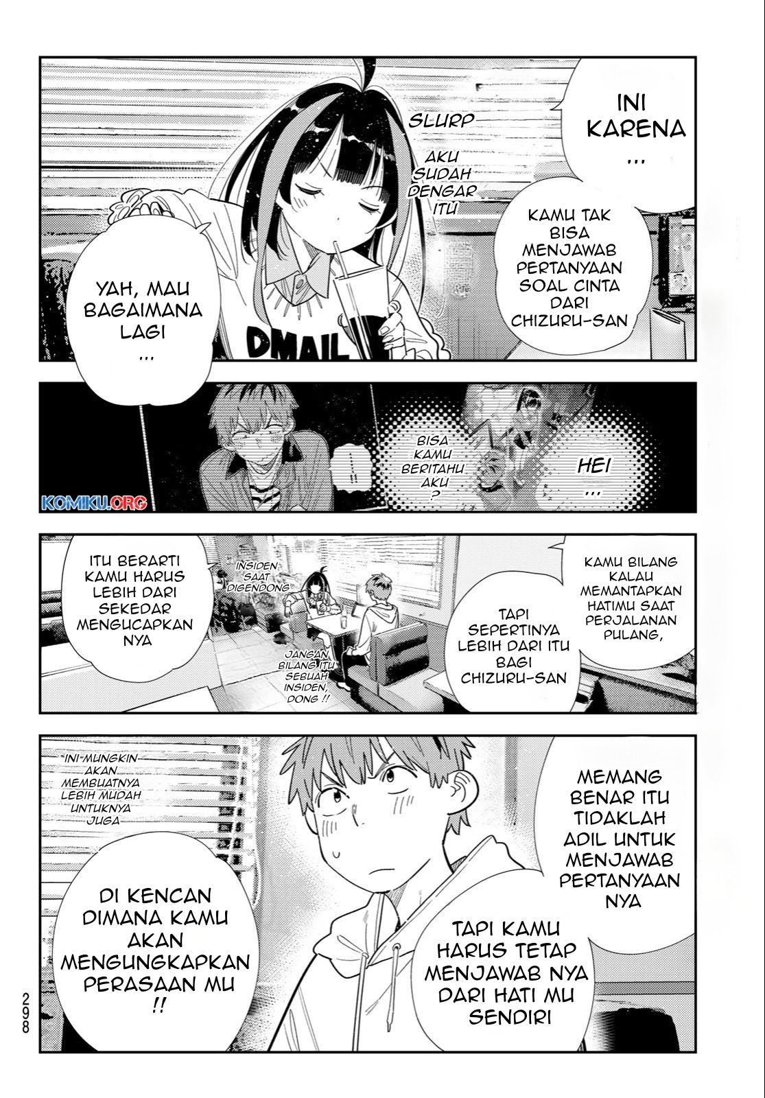 Kanojo Okarishimasu Chapter 392 Gambar 7