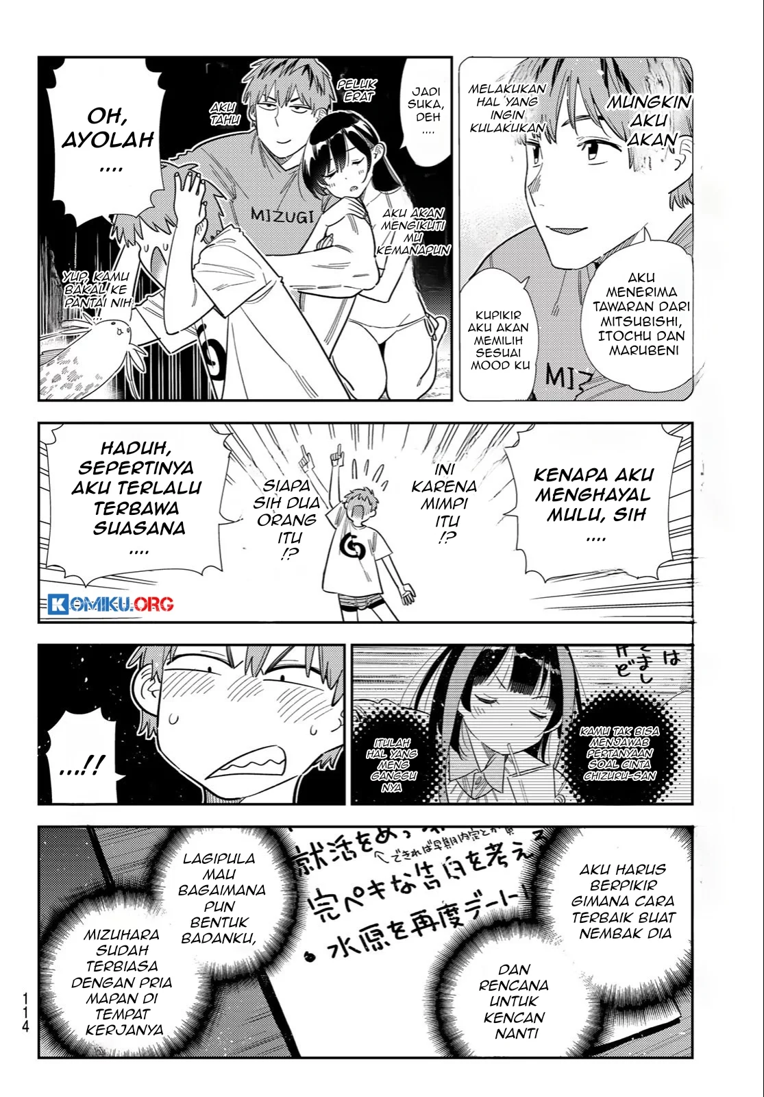 Kanojo Okarishimasu Chapter 393 Gambar 15