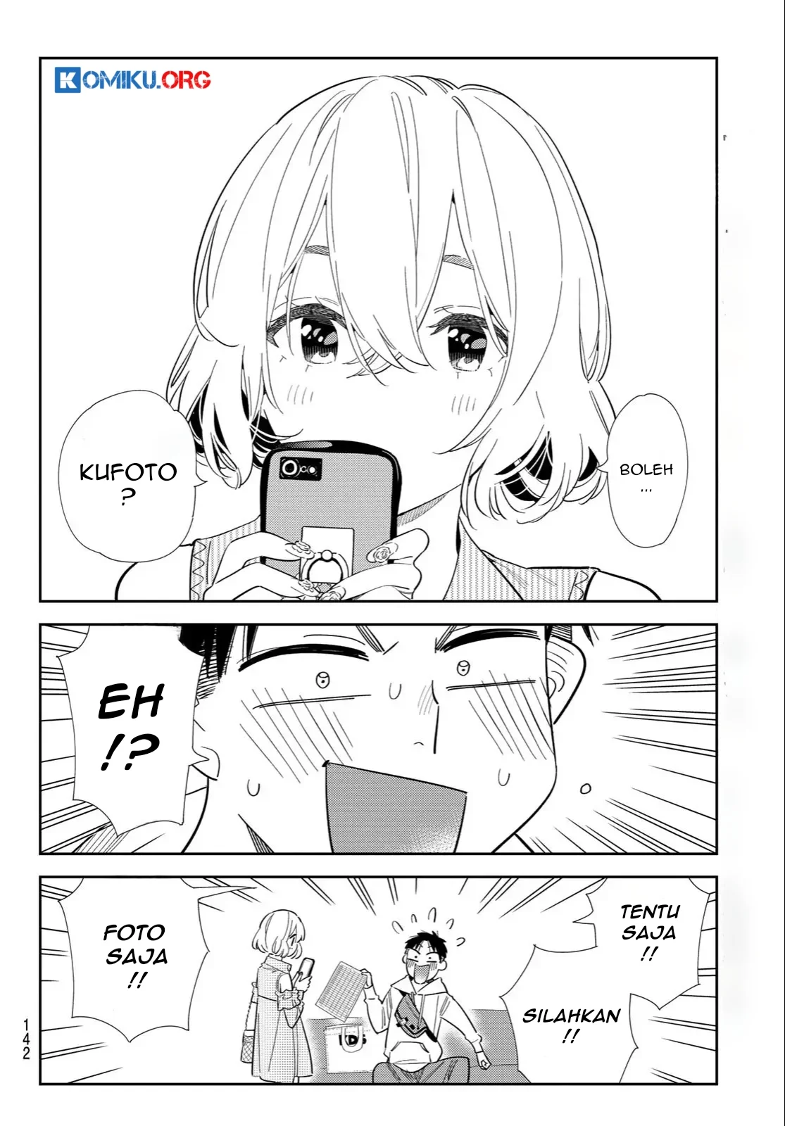 Kanojo Okarishimasu Chapter 400 Gambar 15