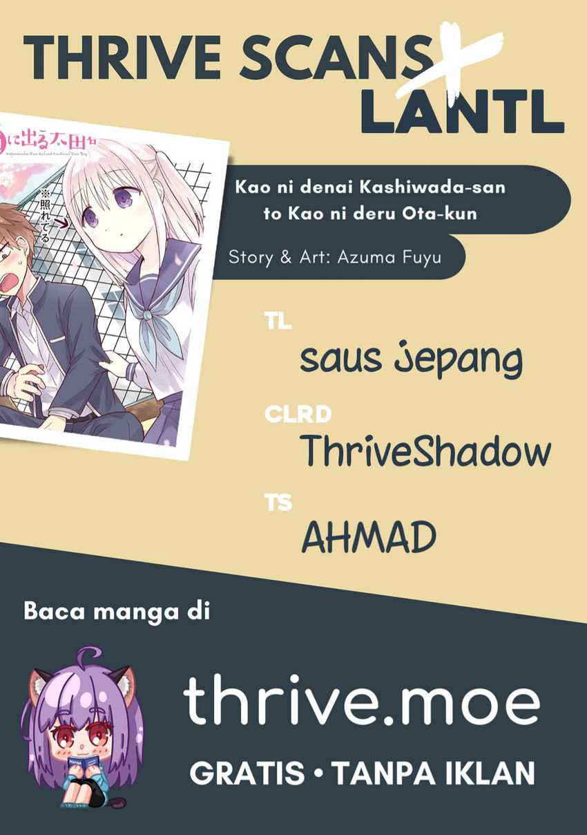 Kao ni denai Kashiwada-san to Kao ni deru Ota-kun Chapter 22 Gambar 12