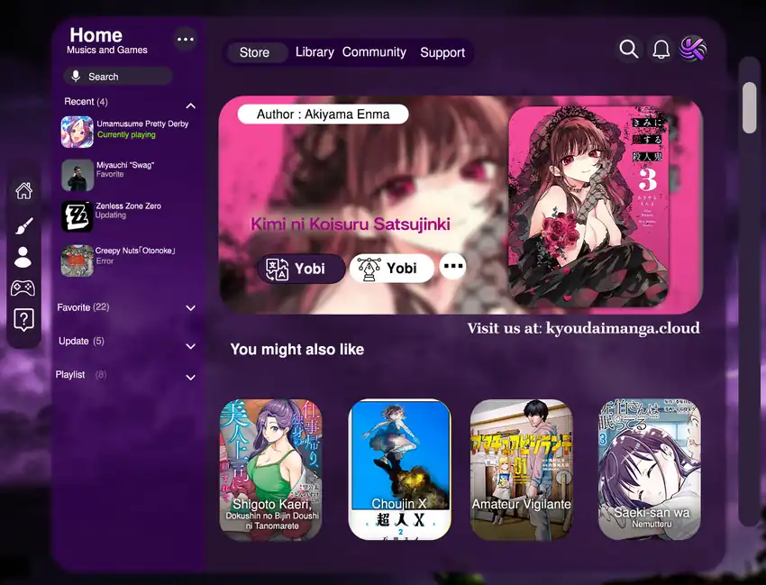 Komik Kimi ni Koisuru Satsujinki Chapter 21 gambar nomor 1