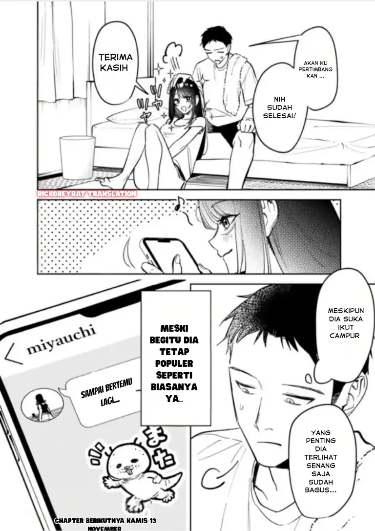 Koko Jidai ni Gomandatta Jou sama to no Dousei Seikatsu wa Igaito Igokochi ga Warukunai Chapter 24 Gambar 18