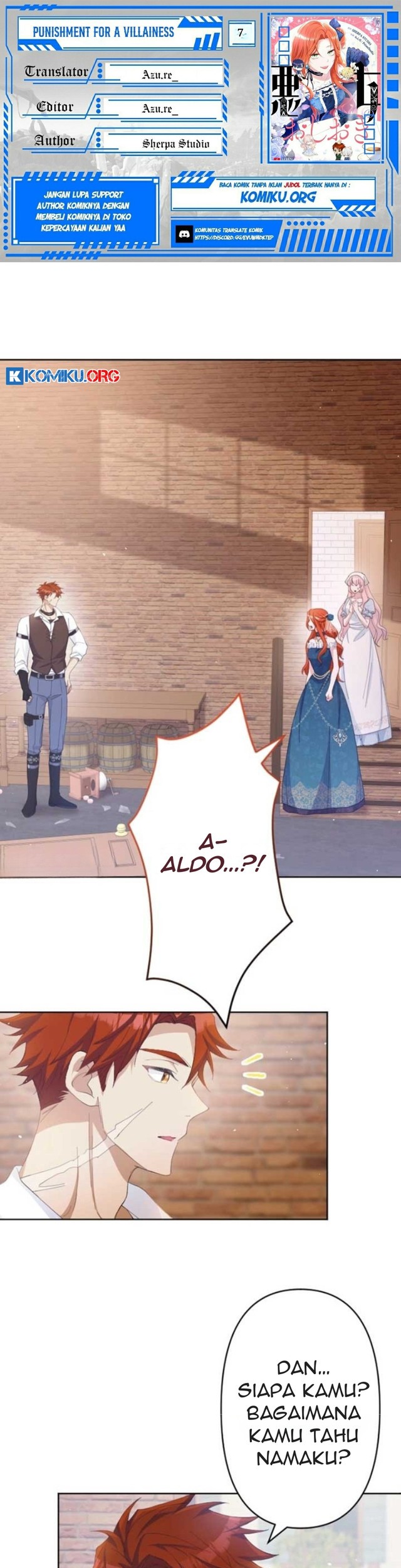 Komik Punishment for a Villainess Chapter 7 gambar nomor 1