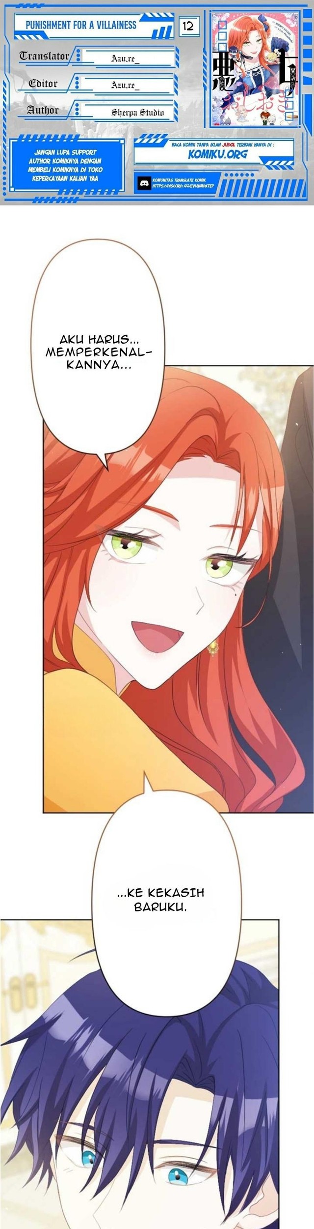 Komik Punishment for a Villainess Chapter 12 gambar nomor 1