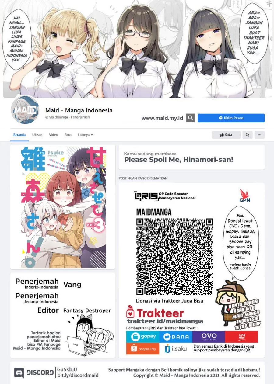 Manga Please Spoil Me, Hinamori-san! Chapter 21 gambar nomor 2