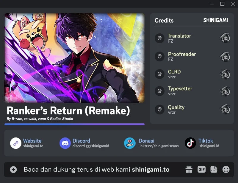 Komik Ranker’s Return (Remake) Chapter 218 gambar nomor 1
