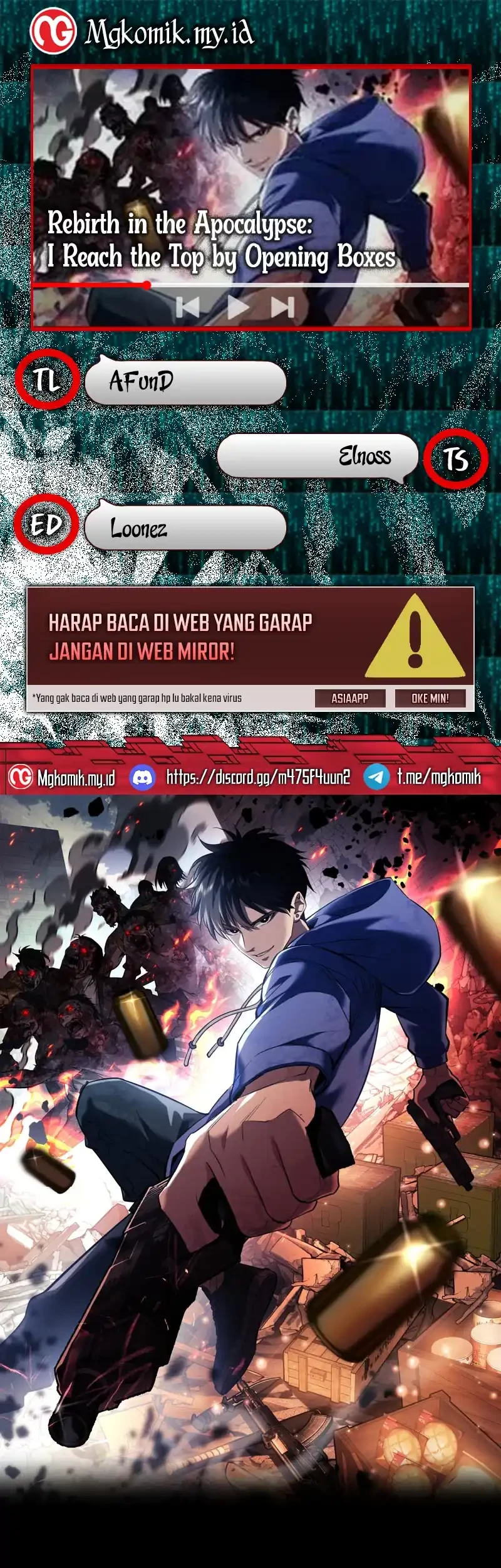 Komik Rebirth in the Apocalypse: I Reach the Top by Opening Boxes Chapter 65 gambar nomor 1