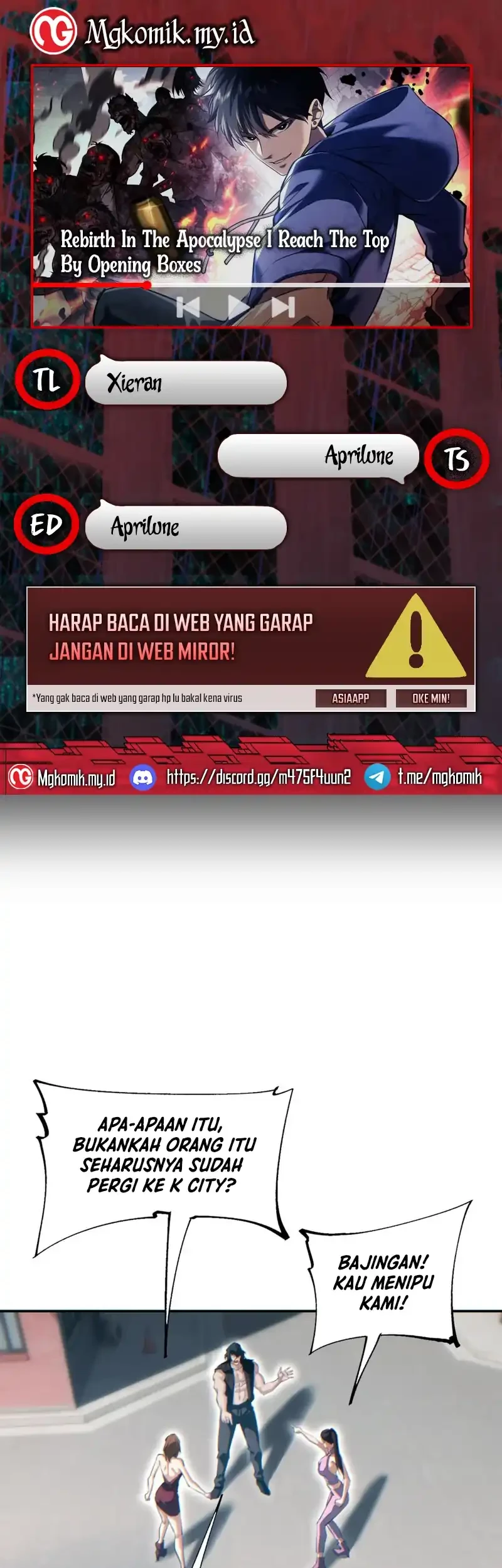 Komik Rebirth in the Apocalypse: I Reach the Top by Opening Boxes Chapter 66 gambar nomor 1