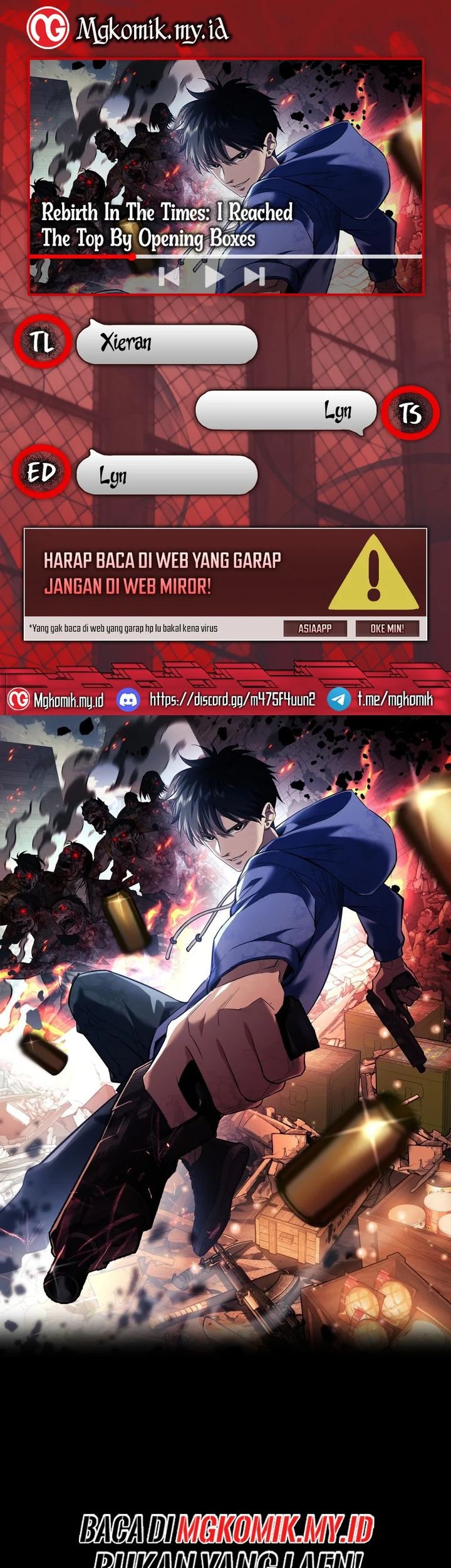 Komik Rebirth in the Apocalypse: I Reach the Top by Opening Boxes Chapter 62 gambar nomor 1