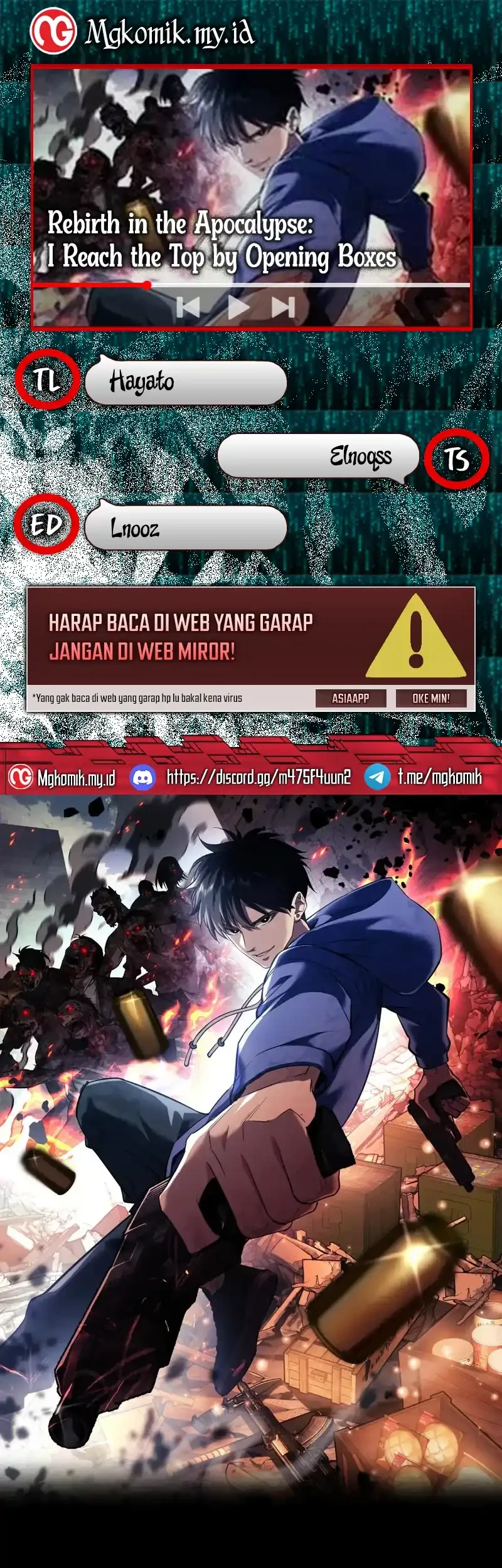 Komik Rebirth in the Apocalypse: I Reach the Top by Opening Boxes Chapter 71 gambar nomor 1