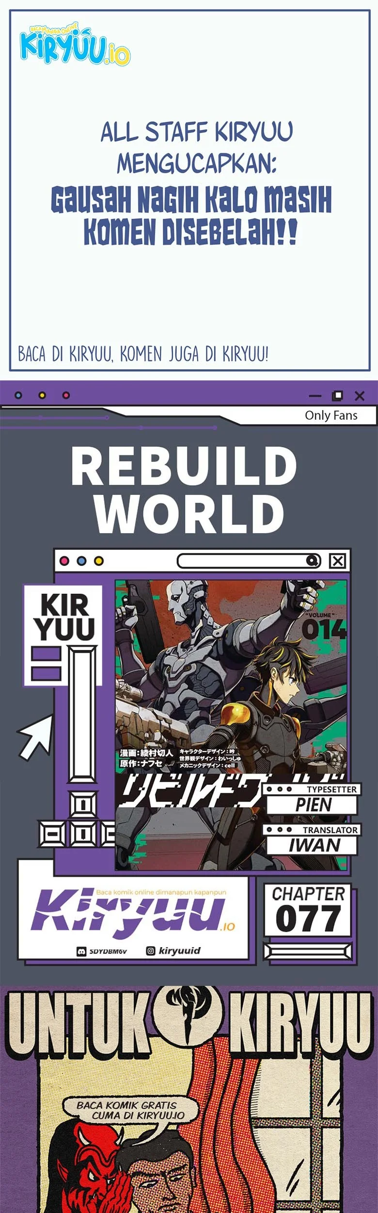 Komik Rebuild World Chapter 77 gambar nomor 1