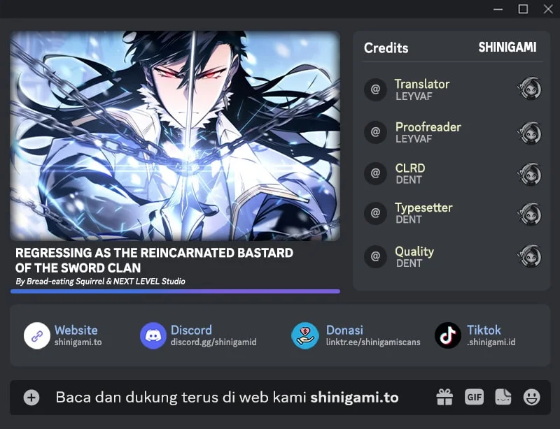 Komik Regressing As The Reincarnated Bastard Of The Sword Clan Chapter 72 gambar nomor 1