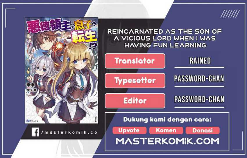 Komik Reincarnated As The Son Of A Vicious Lord! -When I Was Having Fun Chapter 5 gambar nomor 1
