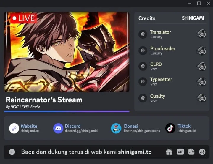 Komik Reincarnator’s Stream Chapter 7 gambar nomor 1