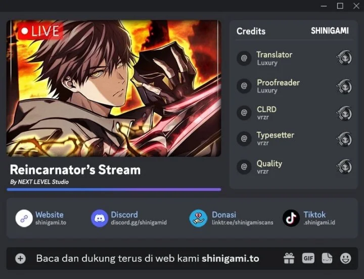 Komik Reincarnator’s Stream Chapter 10 gambar nomor 1