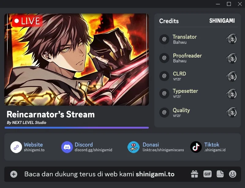 Komik Reincarnator’s Stream Chapter 28 gambar nomor 1
