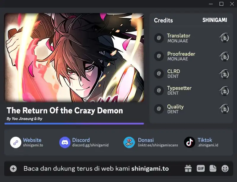 Komik Return of the Mad Demon Chapter 170 gambar nomor 1