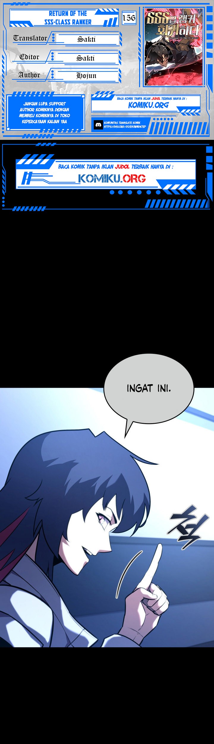 Komik Return of the SSS-Class Ranker Chapter 156 gambar nomor 1