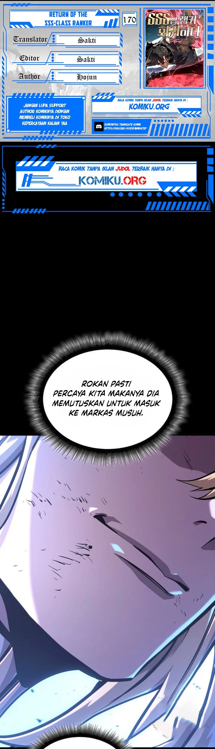 Komik Return of the SSS-Class Ranker Chapter 170 gambar nomor 1