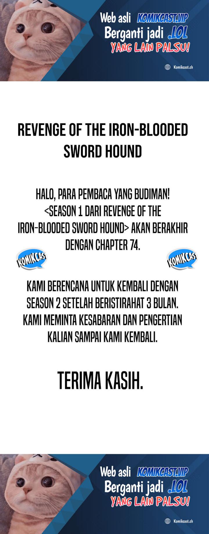 Manhwa Revenge of the Iron-Blooded Sword Hound Chapter 74.5 gambar nomor 2