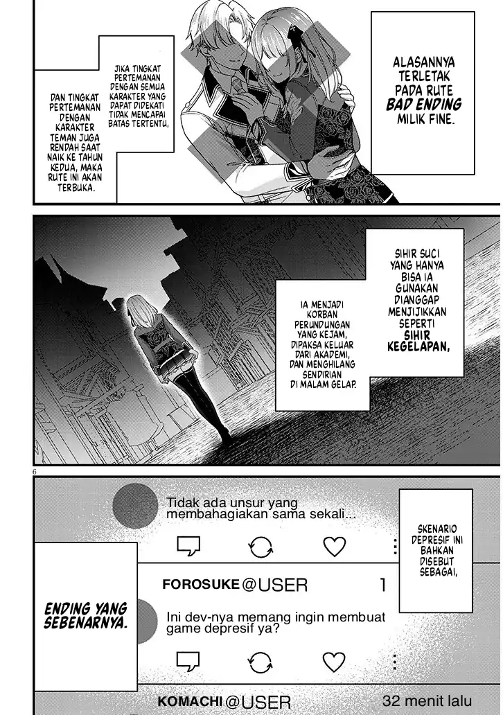 Rojiura de Hirotta Onnanoko ga Bad End-go no Otome Game no Heroine Datta Ken Chapter 1 Gambar 7