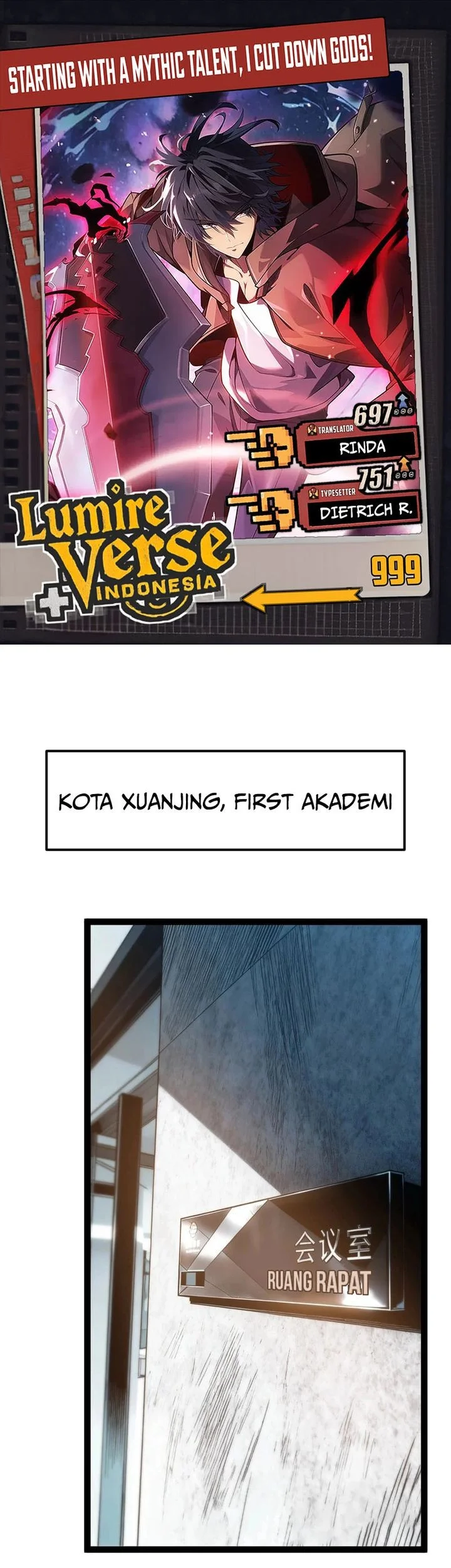 Komik Starting with a Mythic Talent, I Cut Down Gods! Chapter 7 gambar nomor 1