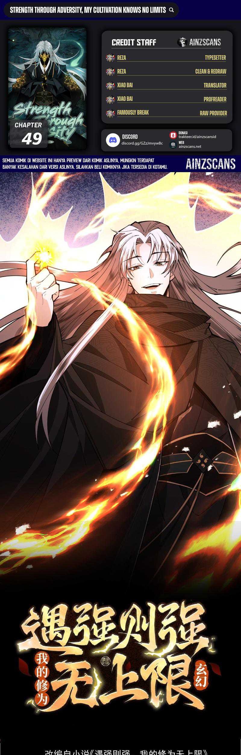 Komik Strength Through Adversity, My Cultivation Knows No Limits Chapter 49 gambar nomor 1