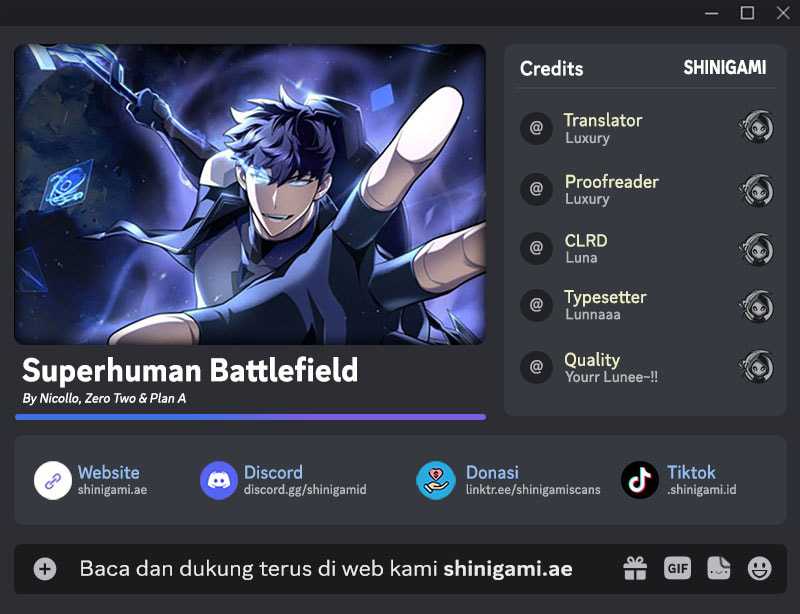 Komik Superhuman Battlefield Chapter 151 gambar nomor 1