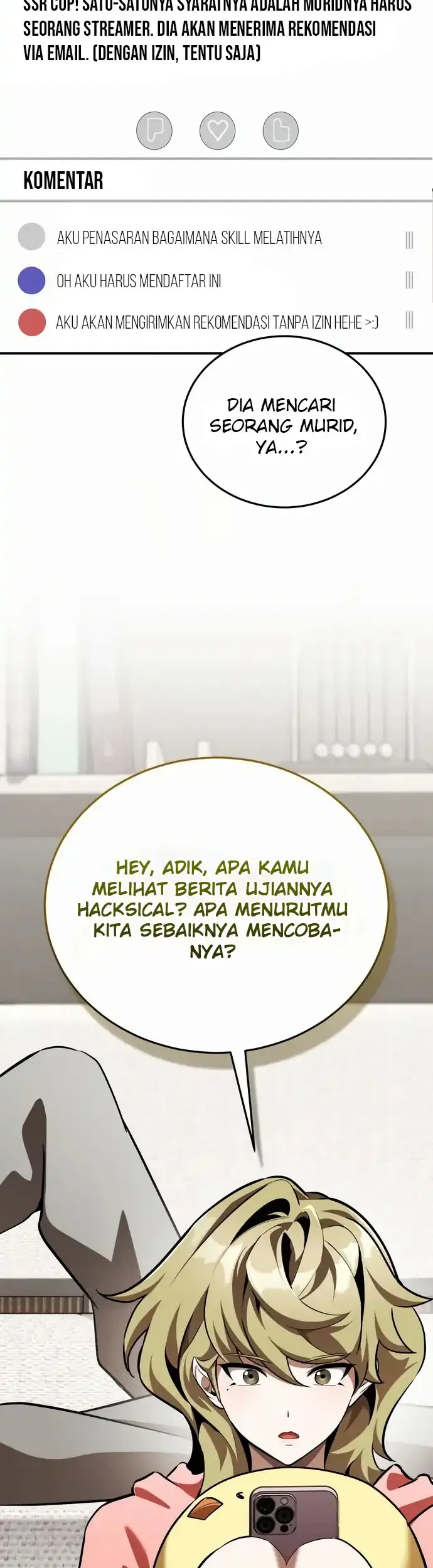 Superhuman Game Broadcast Chapter 15 Gambar 64