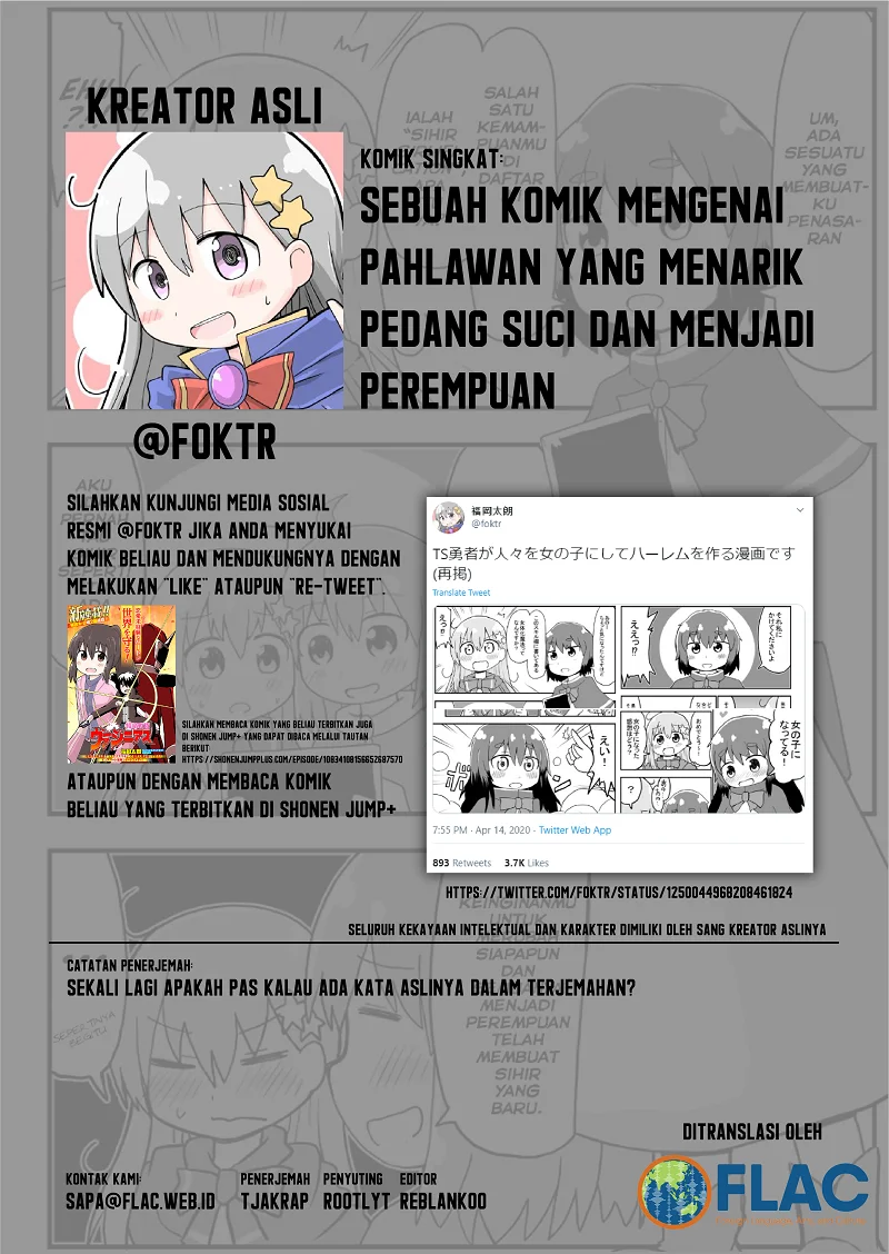 Seinaru Ken wo Nuitara Onna no Ko ni Natte Shimatta Yuusha no Manga Chapter 5 Gambar 5