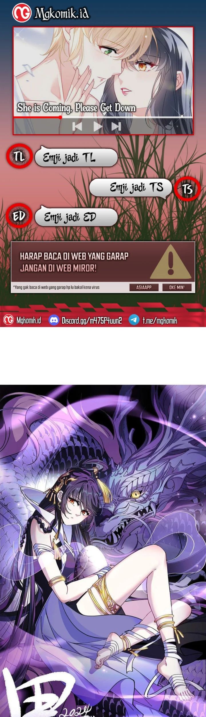 Komik She Is Coming, Please Get Down! Chapter 340 gambar nomor 1