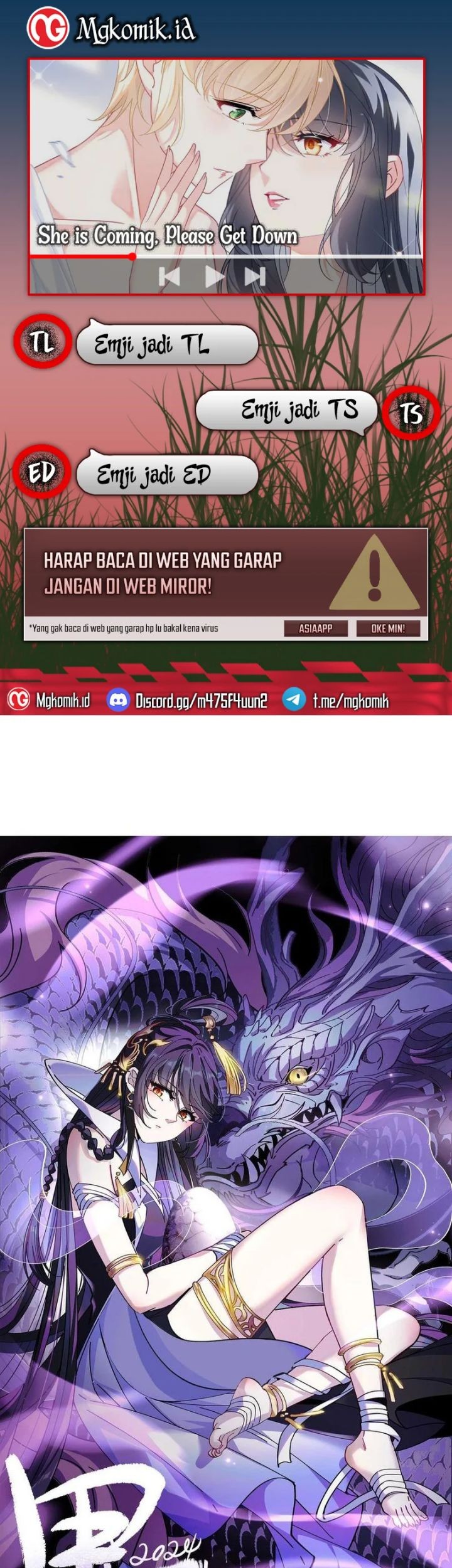 Komik She Is Coming, Please Get Down! Chapter 341 gambar nomor 1