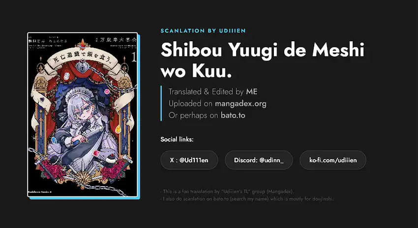 Komik Shibou Yuugi de Meshi wo Kuu. Chapter 6 gambar nomor 1