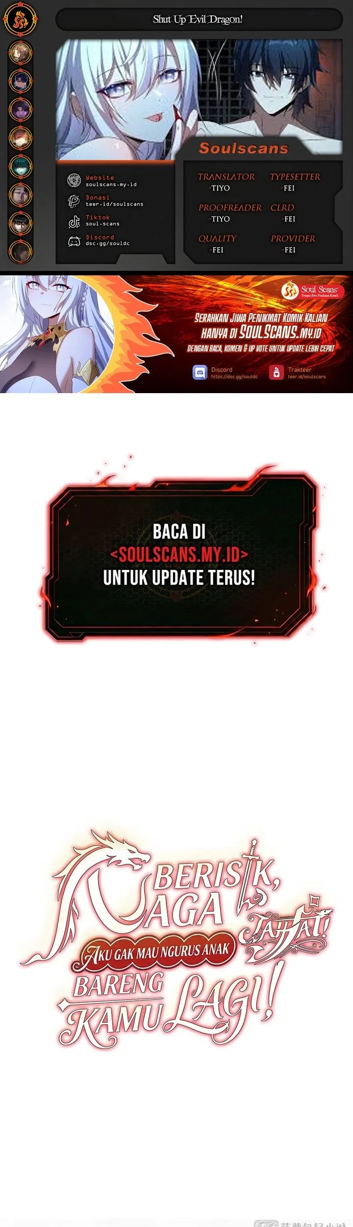 Komik Shut Up, Evil Dragon, I Don’t Want to Raise a Child With You Anymore Chapter 70 gambar nomor 1