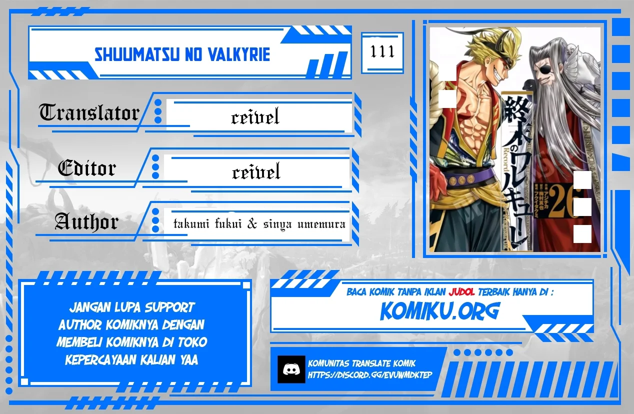 Komik Shuumatsu no Valkyrie Chapter 111 gambar nomor 1