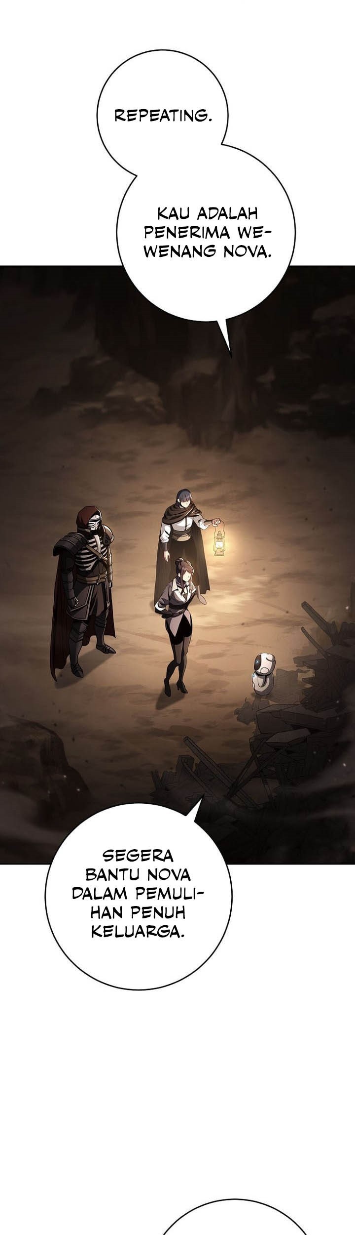 Komik Skeleton Soldier Couldn’t Protect the Dungeon Chapter 345 gambar nomor 1