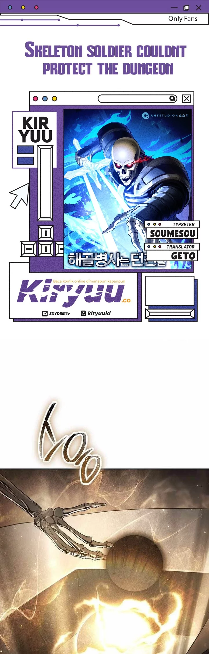 Komik Skeleton Soldier Couldn’t Protect the Dungeon Chapter 348 gambar nomor 1