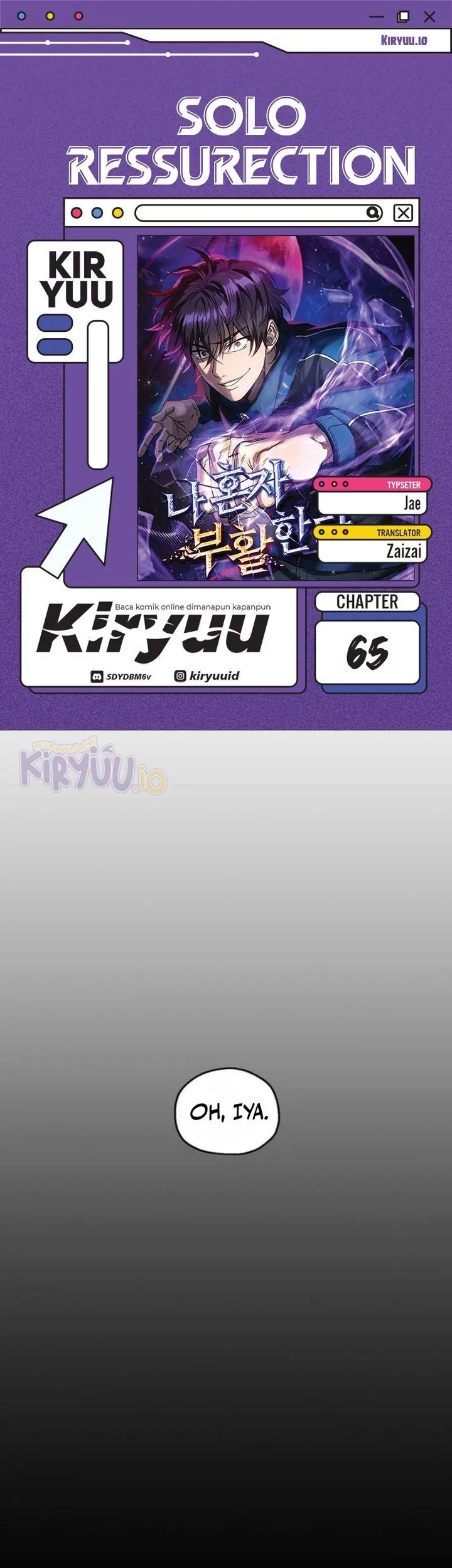 Komik Solo Resurrection Chapter 65 gambar nomor 1