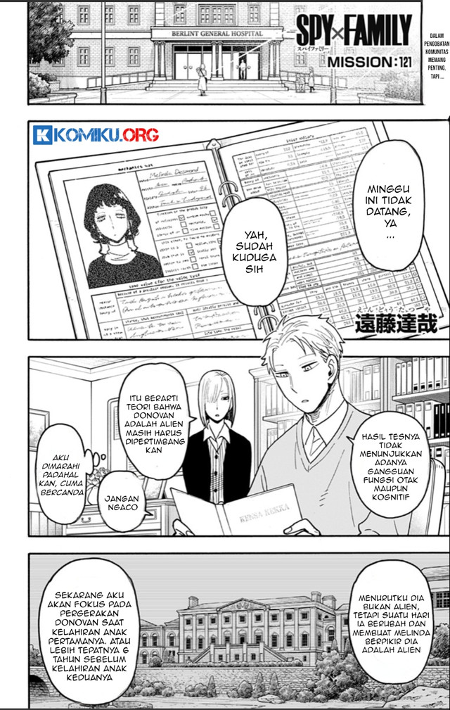 Manga Spy X Family Chapter 121 gambar nomor 2
