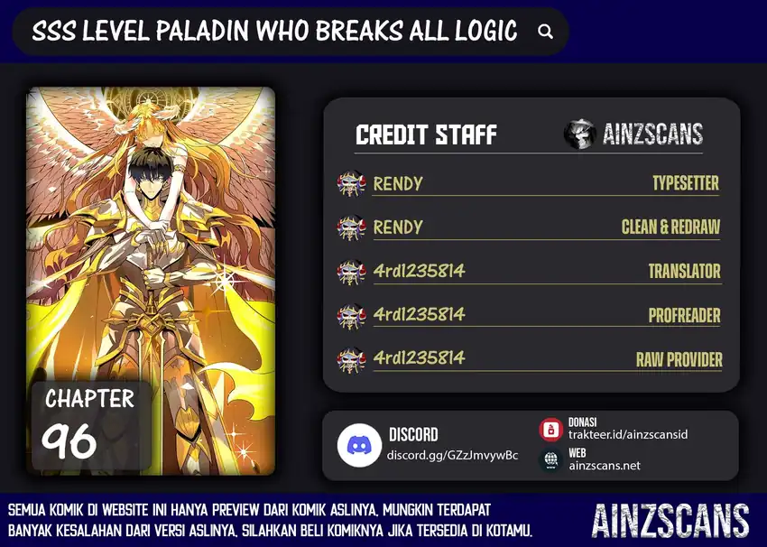 Komik SSS-level Paladin Who Breaks All Logic Chapter 96 gambar nomor 1