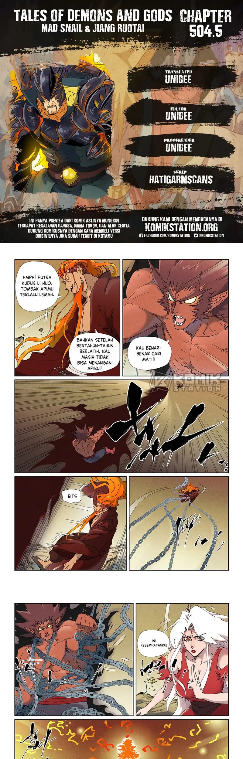 Komik Tales of Demons and Gods Chapter 504.5 gambar nomor 1