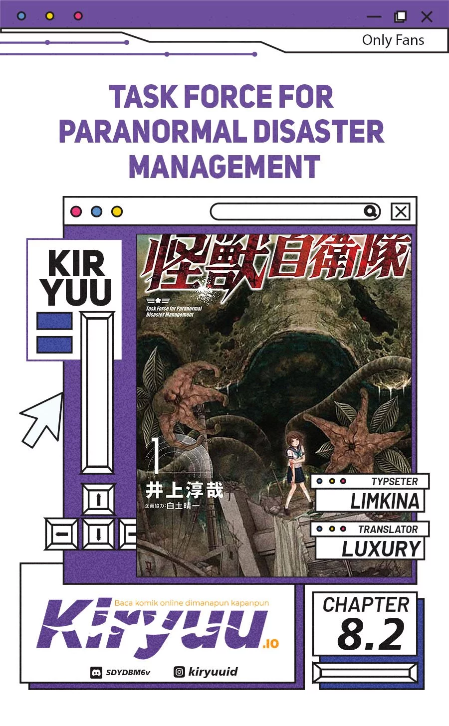 Komik Task Force for Paranormal Disaster Management Chapter 8.2 gambar nomor 1
