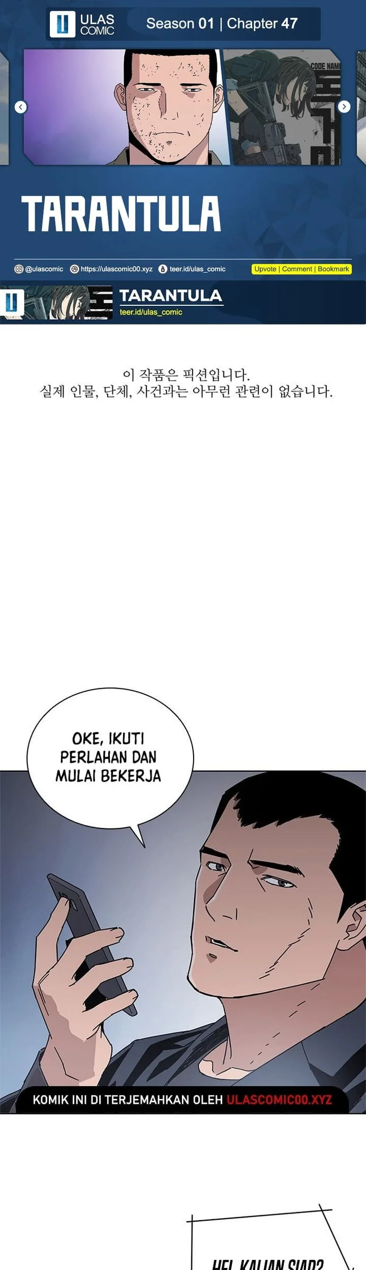 Komik Tarantula Chapter 47 gambar nomor 1