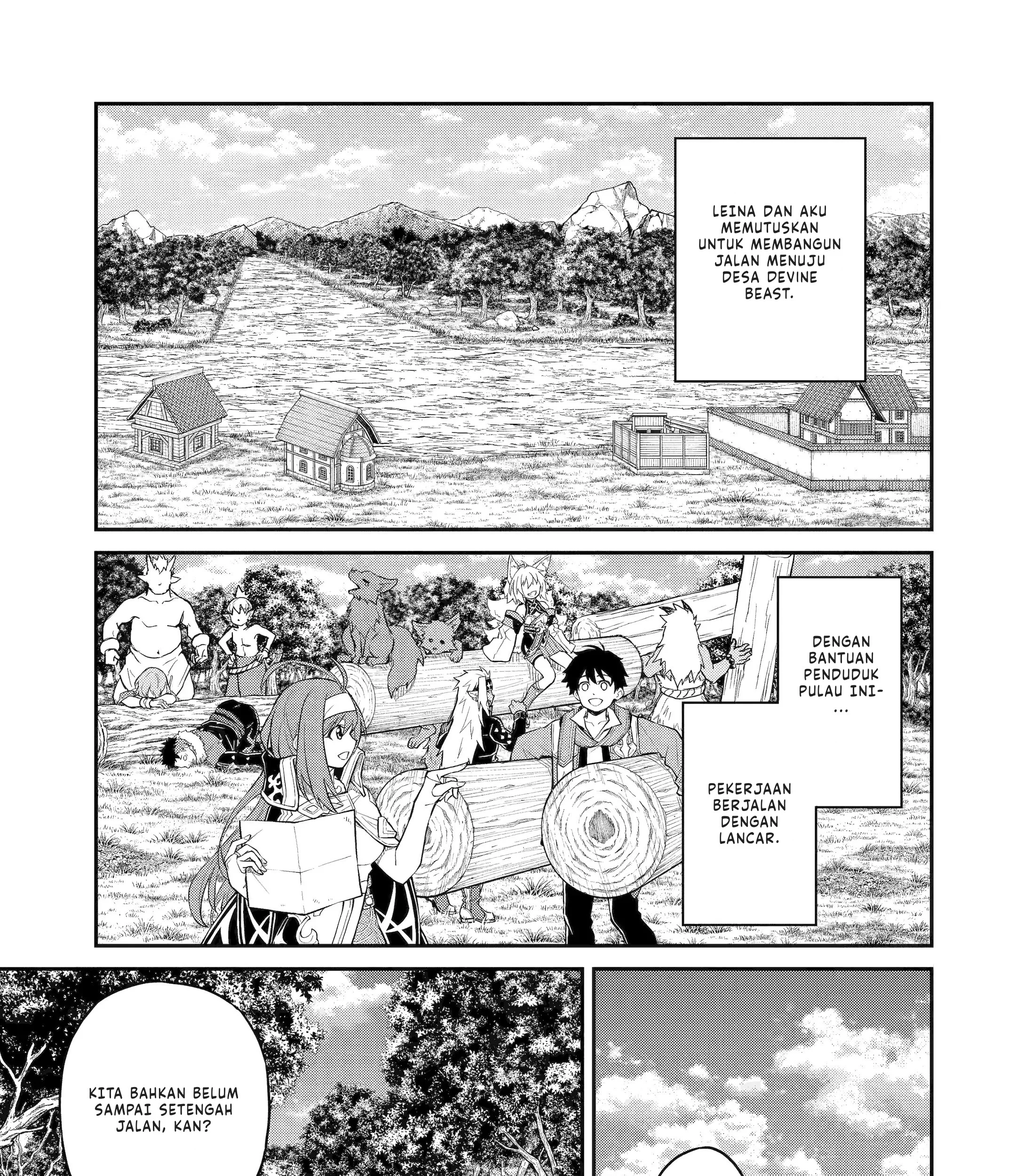 Manga Tensei Shitara Saikyoushutachi ga Sumau Shima Deshita. Kono Shima de Slow Life wo Tanoshimimasu Chapter 23 gambar nomor 2