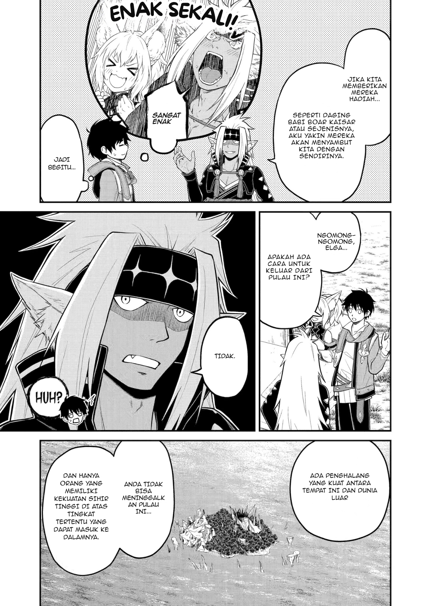 Tensei Shitara Saikyoushutachi ga Sumau Shima Deshita. Kono Shima de Slow Life wo Tanoshimimasu Chapter 7 Gambar 7