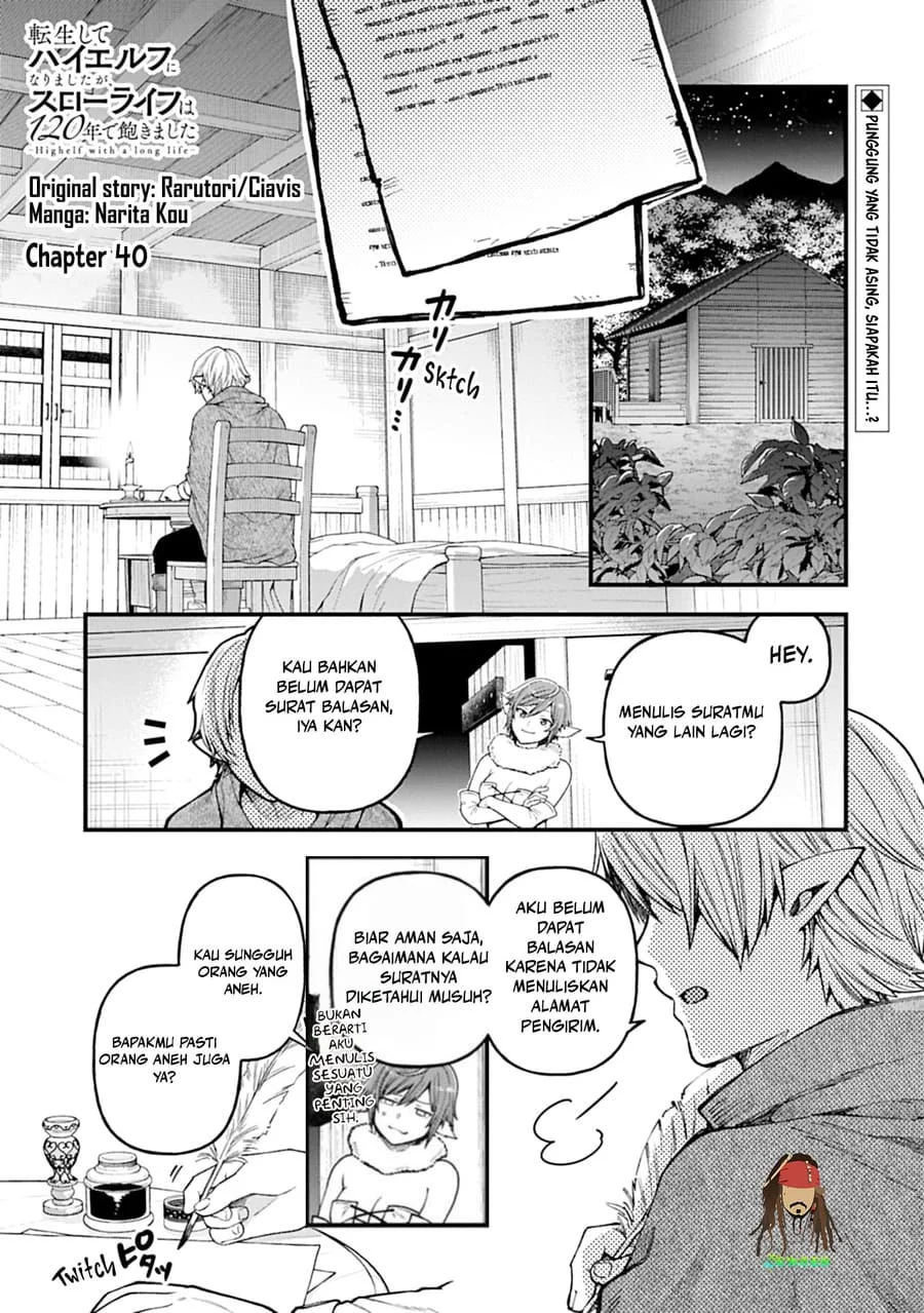 Manga Tensei Shite High Elf ni Narimashitaga, Slow Life wa 120-nen de Akimashita Chapter 40 gambar nomor 2