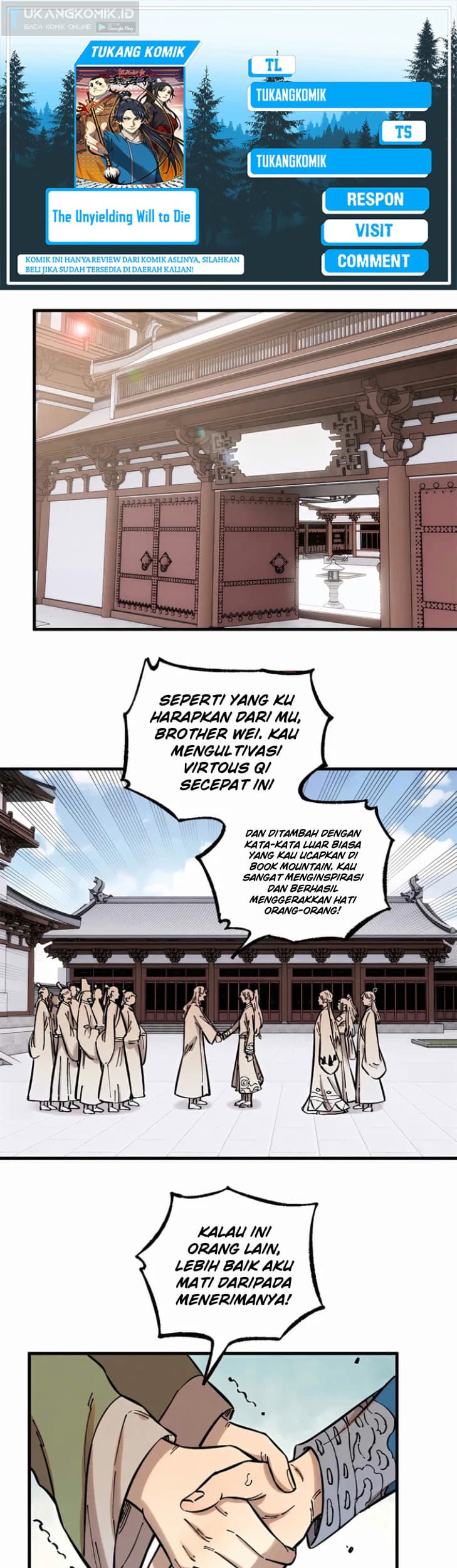 Komik The Unyielding Will to Die Chapter 16 gambar nomor 1