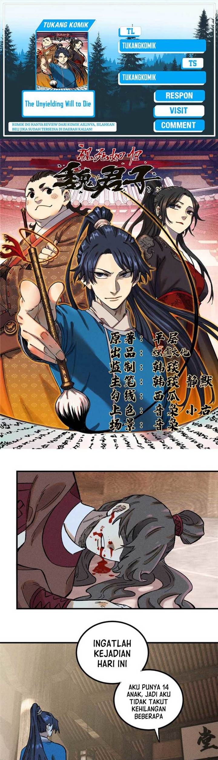 Komik The Unyielding Will to Die Chapter 36 gambar nomor 1