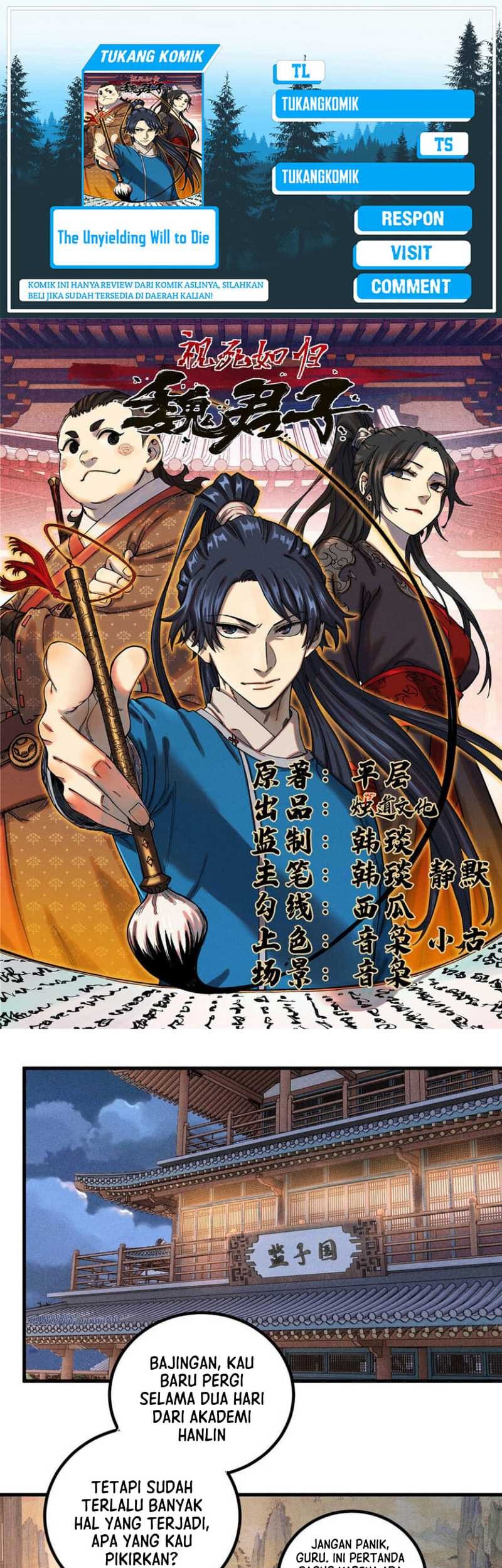 Komik The Unyielding Will to Die Chapter 45 gambar nomor 1